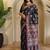 Black Dola Viscose Digital Printed Saree