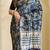 Blue Dola Viscose Digital Printed Saree