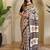 Cream Dola Viscose Digital Printed Saree