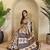 Cream Dola Viscose Digital Printed Saree
