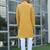 Cotton blend woven self desing yellow kurta and pyjamas