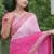 Rani Pink dual Shaded Georgette Saree