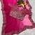 Rani Pink dual Shaded Georgette Saree