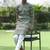 Cotton rayon embroidered chikankari sequinned green kurta with elasticated pyjamas