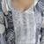 Cotton slub magic printed kurta pant embroidery neck work kurta set