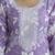 Cotton slub magic printed kurta pant embroidery neck work kurta set