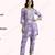 Cotton slub magic printed kurta pant embroidery neck work kurta set