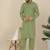 Cotton green pathani kurta and salwar
