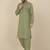 Cotton green pathani kurta and salwar