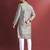 Grey designer daaman men's kurta and Pyjamas for Mens