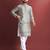 Grey designer daaman men's kurta and Pyjamas for Mens