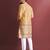 Mustard designer daaman men's kurta and Pyjamas for Mens