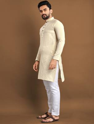 Lemon ethnic wear men's kurta and Pyjamas for Mens 2