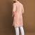Orange ethnic wear men's kurta and Pyjamas for Mens