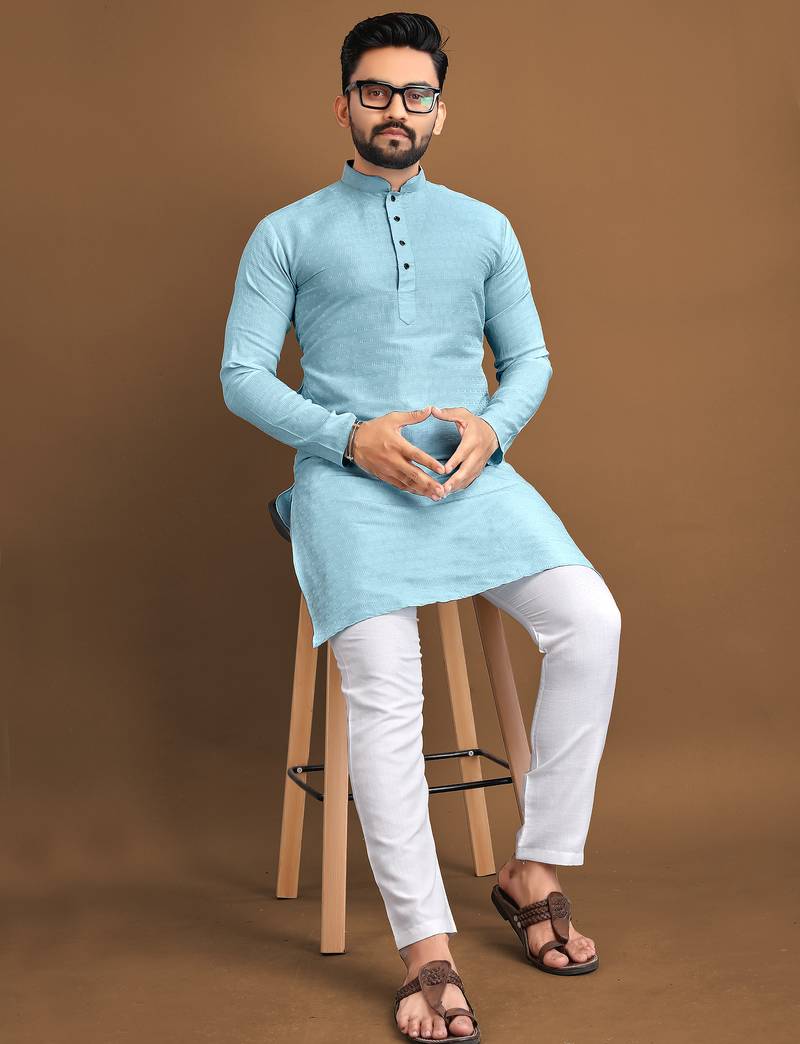 Sky ethnic wear men's kurta and Pyjamas for Mens