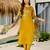 Women Yellow Colour Butterfly Embroidered Kurta Pant Dupatta Set  