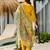 Women Yellow Colour Butterfly Embroidered Kurta Pant Dupatta Set  