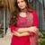Women Pink Colour elephant Embroidered Kurta Pant Dupatta 