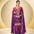 wine and purple wedding wear palazo salwar kameez with dupatta set