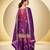wine and purple wedding wear palazo salwar kameez with dupatta set
