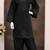 Black embroidery and thread work cotton semi stitched salwar suit