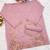 Baby pink embroidered and viscose thread work cotton semi stitched salwar suit