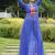Blue navratri special kutchi patch work with leheriya printed kurti-Full Stitched Free Size