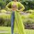 Parrot green navratri special kutchi patch work with leheriya printed kurti-Full Stitched Free Size