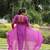 Purple navratri special kutchi patch work with leheriya printed kurti-Full Stitched Free Size