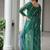 Green navratri special kutchi patch work with leheriya printed kurti-Full Stitched Free Size