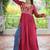 Pink pink navratri special 14kg rayon kutchi gamthi work kurti-Full Stitched Free Size