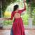Pink pink navratri special 14kg rayon kutchi gamthi work kurti-Full Stitched Free Size