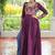 Wine pink navratri special 14kg rayon kutchi gamthi work kurti-Full Stitched Free Size