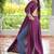 Wine pink navratri special 14kg rayon kutchi gamthi work kurti-Full Stitched Free Size