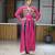 Pink navratri special kutchi work with gota patii & mirror work kurti-Full Stitched Free Size