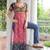 Black navratri special kutchi gamthi work with printed kurti-Full Stitched Free Size