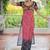 Black navratri special kutchi gamthi work with printed kurti-Full Stitched Free Size