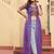 Blue navratri special kutchi patch work with bandhni printed fuax georgette kurti-Full Stitched Free Size