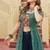 Green navratri special kutchi patch work with bandhni printed fuax georgette kurti-Full Stitched Free Size
