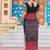 Black navratri special kutchi gamthi work with printed kurti-Full Stitched Free Size