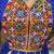 Blue navratri special kutchi work with gota patii & mirror work kurti-Full Stitched Free Size
