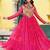 Black navratri special kutchi patch work with bandhani print faux georgette gown