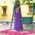Black navratri special kutchi patch work with bandhani print faux georgette gown