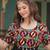 Black navratri special rayon kutchi gamthi kodi work gown