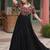 Black navratri special rayon kutchi gamthi kodi work gown