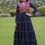 navratri special rayon kutchi gamthi embroidered & mirror hand work gown