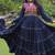 navratri special rayon kutchi gamthi embroidered & mirror hand work gown