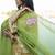 Kaira tissue gold & olive suit set