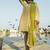 Kaira tissue gold & olive suit set