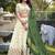 off white Khadi Cotton lehenga choli with Sequin Embroidery